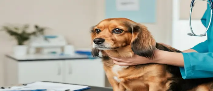 Consulta com  veterinario