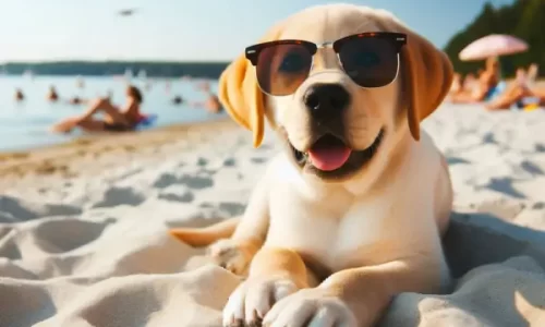 cachorro-com-oculos-de-sol-praia